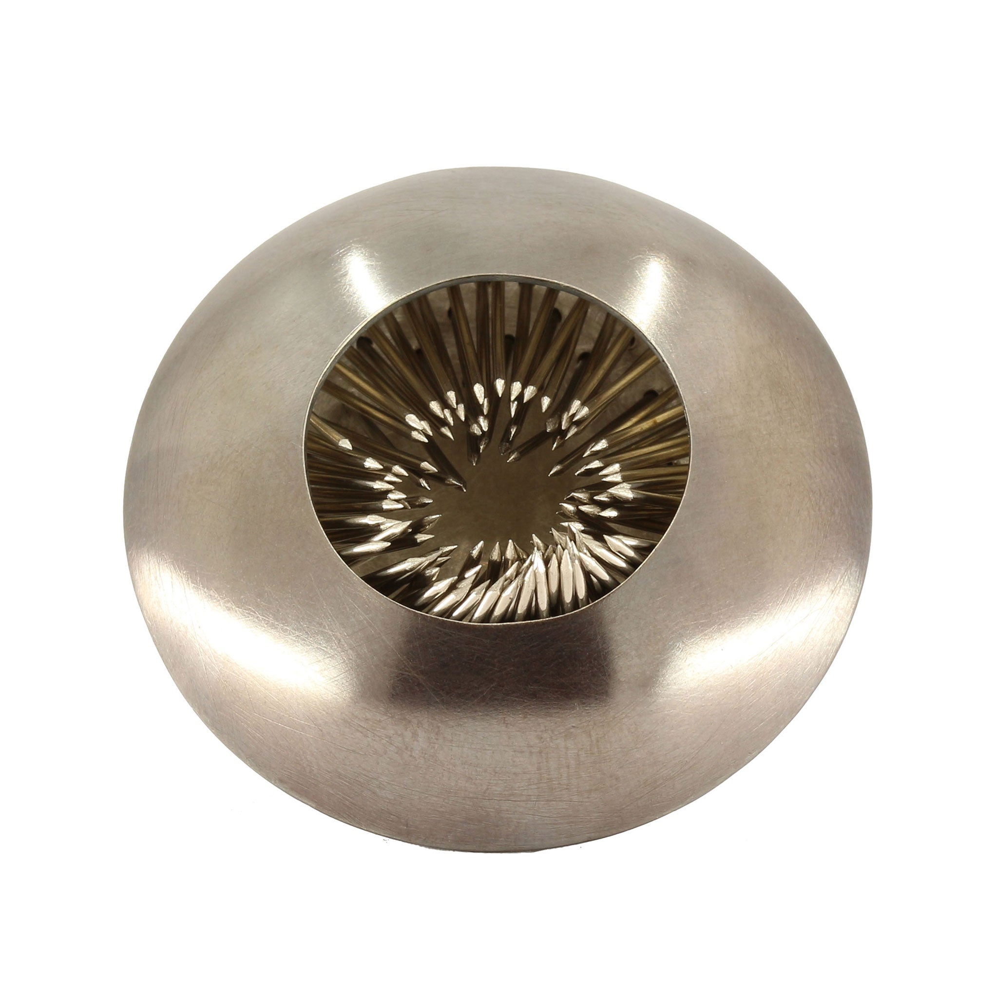 Sterling Silver and Steel H.n2 Oxidised Ring
